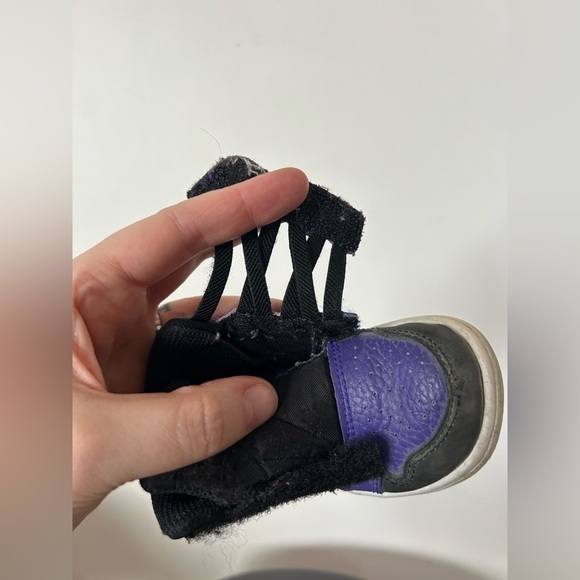 Nike Air Jordan 1 Mid "Dark Concord" Purple Black (PS) Size: 5C - Picture 2 of 8